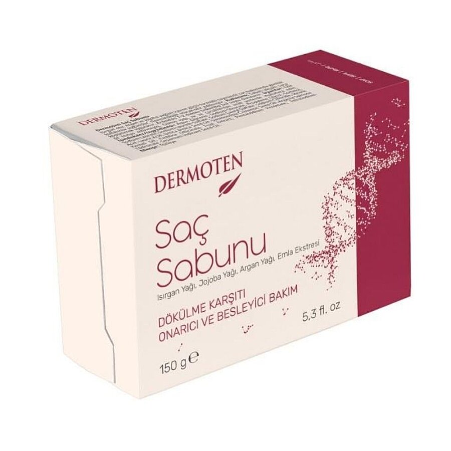 Dermoten Hair Soap Bar for Natural Cleansing 150g