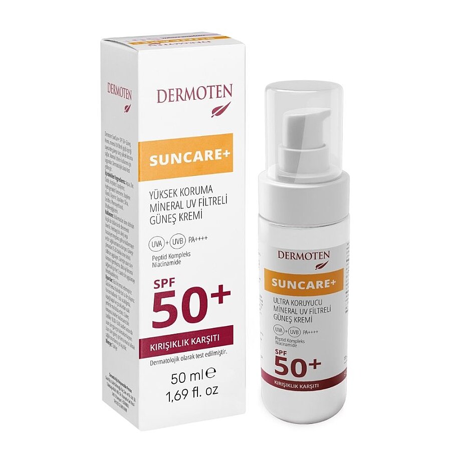 Dermoten Suncare+ SPF 50 Anti-Wrinkle Sunscreen 50ml