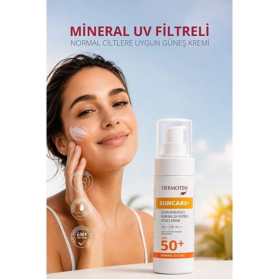 Dermoten Suncare+ SPF 50 Sunscreen for Normal Skin 50ml