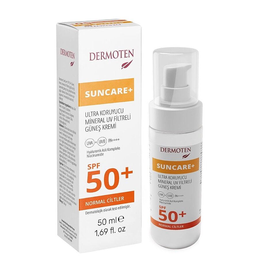 Dermoten Suncare+ SPF 50 Sunscreen for Normal Skin 50ml