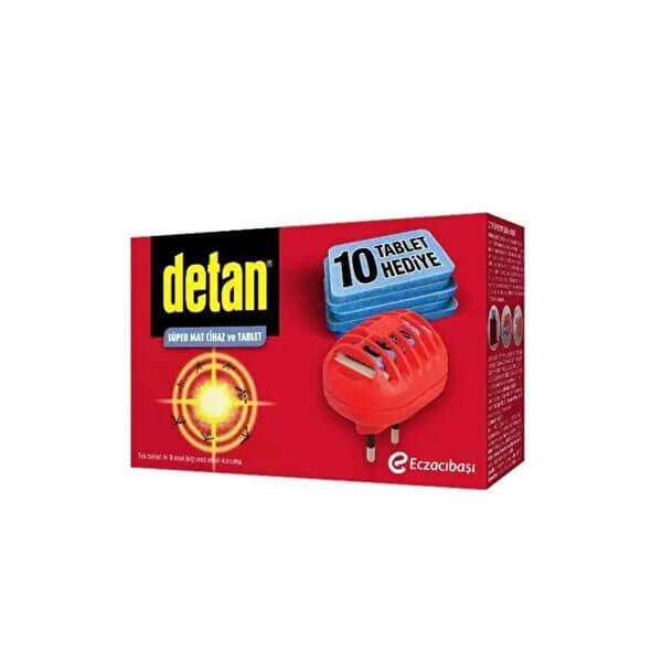 Detan Super Mat Device with 10 Refill Mats for Indoor Use