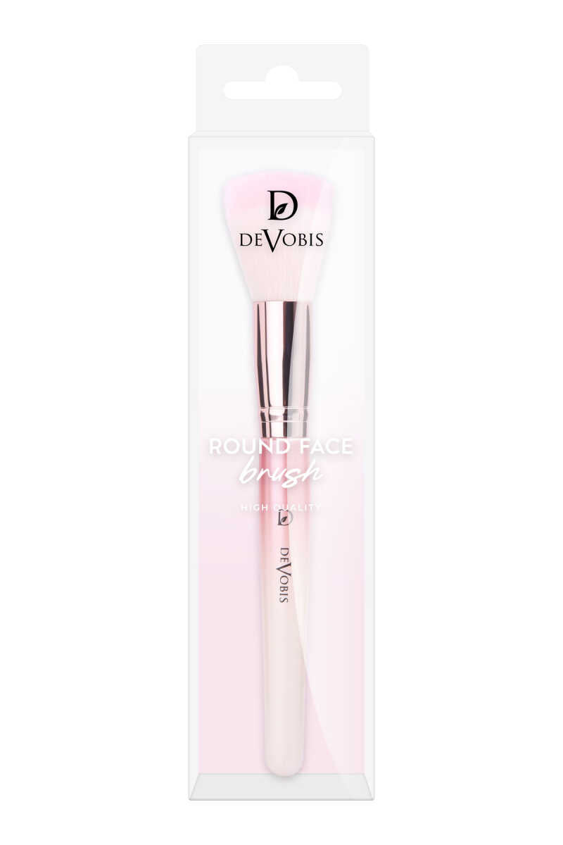Golden Rose Devobis Round Face Brush for Flawless Blending