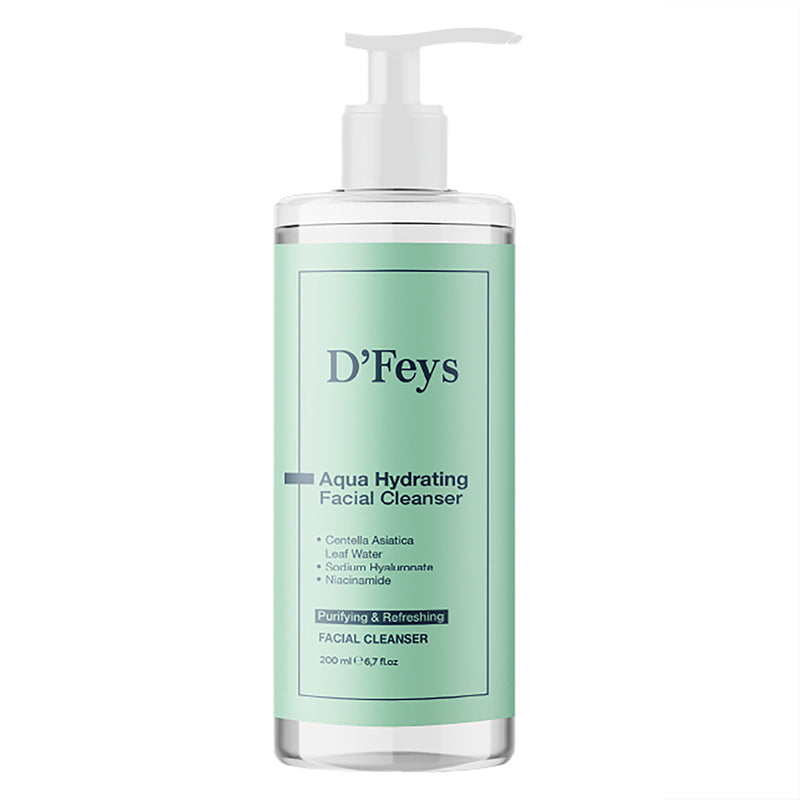 Dfeys Aqua Hydrating Facial Cleanser Gentle Makeup Remover 200 ml