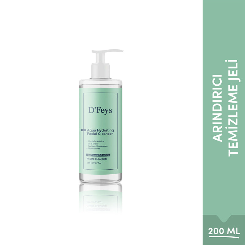 Dfeys Aqua Hydrating Facial Cleanser Gentle Makeup Remover 200 ml