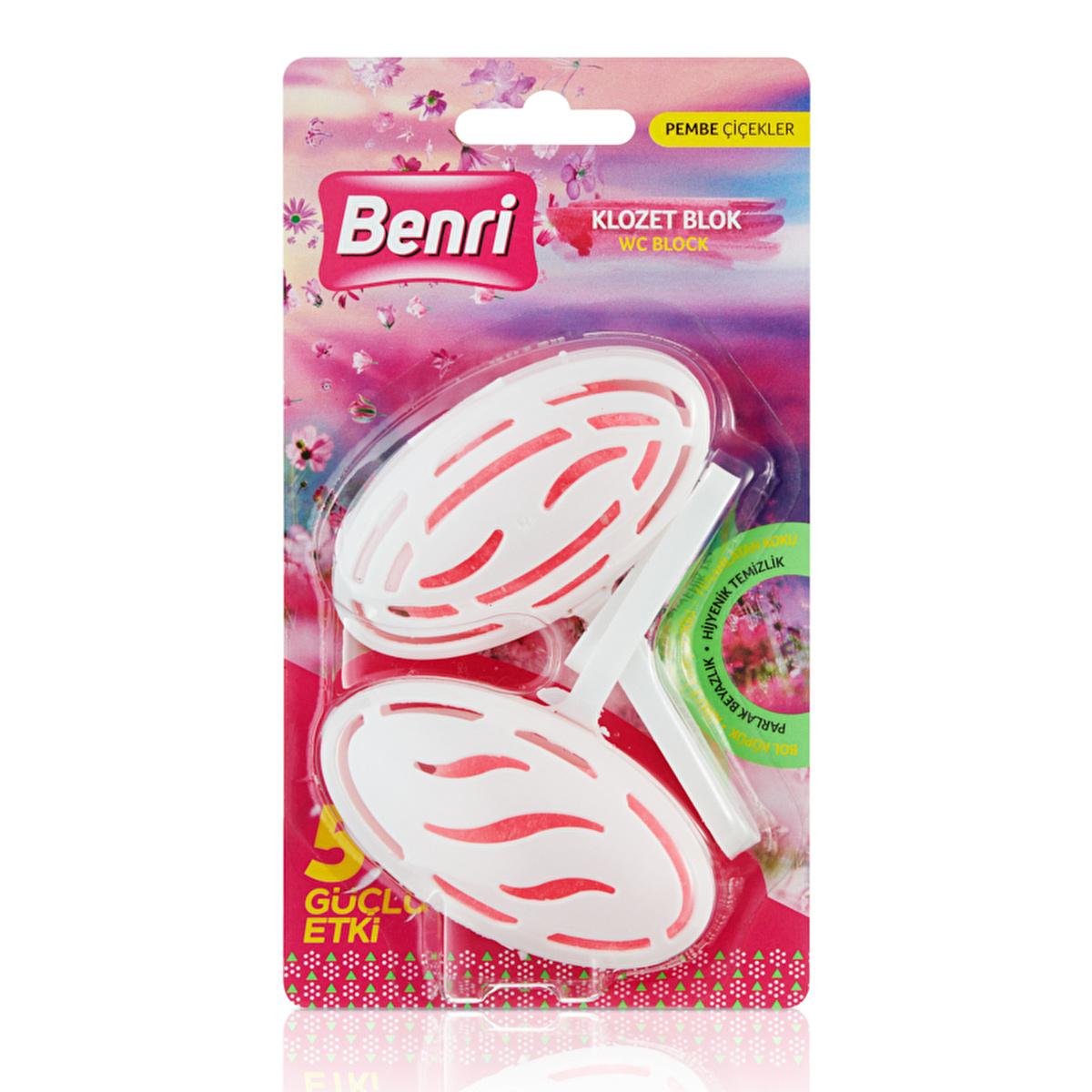 Benri Toilet Cleaning Block - Floral Scented, Bleach Formula for Hygiene & Freshness Benri Toilet Cleaning Block - Floral Scented Hygiene toilet cleaning block, bathroom hygiene products, floral scented toilet cleaner, bleach toilet cleaner, easy toilet cleaning solutions, toilet hygiene, bathroom freshness, cleaning products, household essentials
