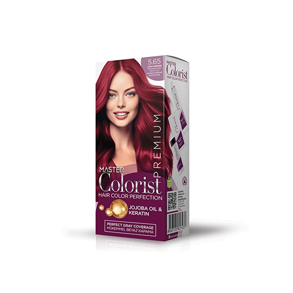 Master Colorist Premium Cream Hair Dye 5.65 Strawberry Red