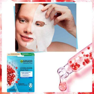 Garnier Hydrating Face Mask with Pomegranate Extract & Hyaluronic Acid - Intensive Moisturizing Sheet Mask for Normal to Dry Skin Garnier Hydrating Face Mask - Moisturizing Sheet Mask for Dry Skin Garnier face mask, hydrating sheet mask, pomegranate extract skincare, hyaluronic acid face mask, moisturizing serum for dry skin, skincare for normal skin, skincare for dry skin, face masks for hydration, Garnier skincare, sheet masks, skincare routine, self-care, natural ingredients, anti-aging skincare