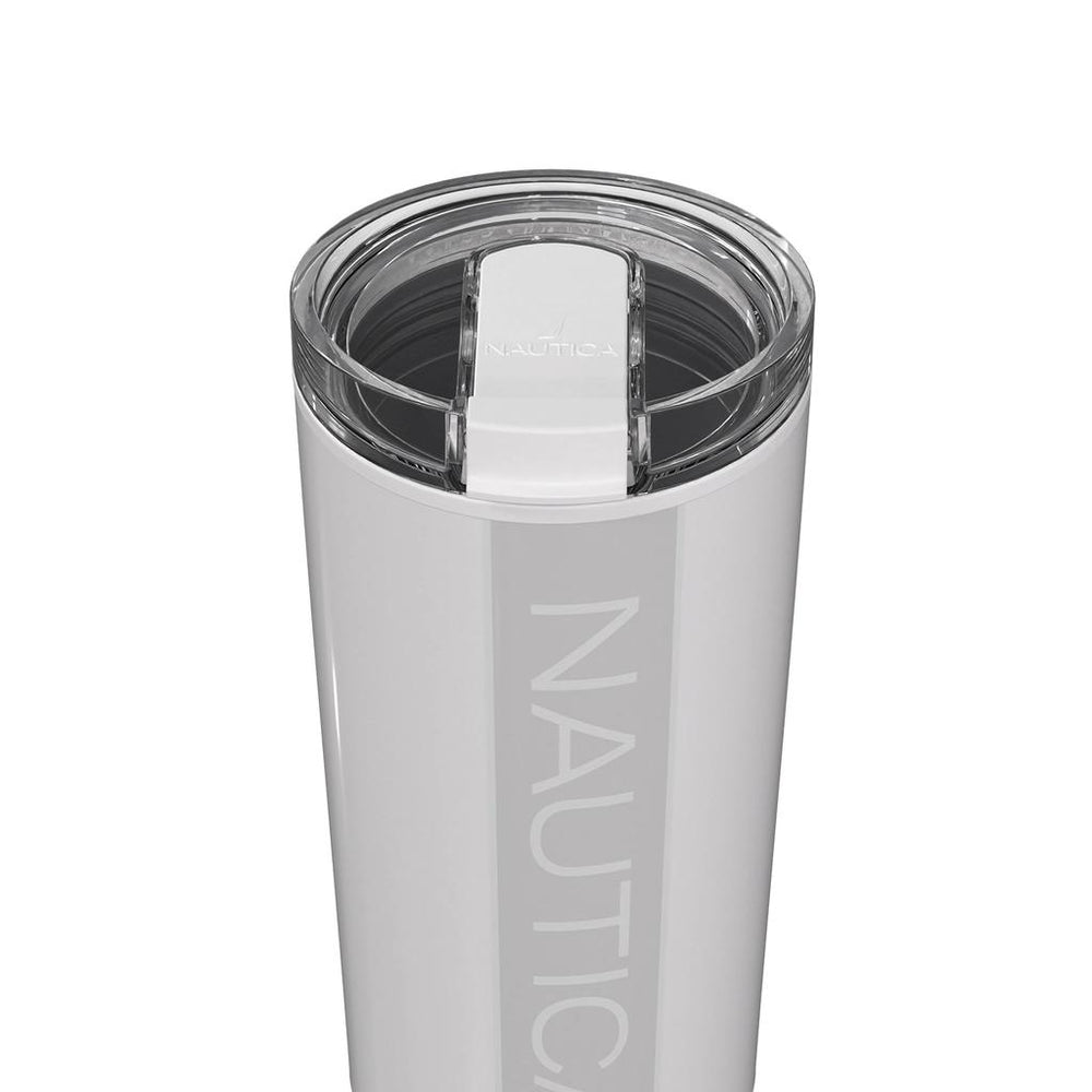 Nautica Pure White Insulated Water Bottle 17 oz 502 ml