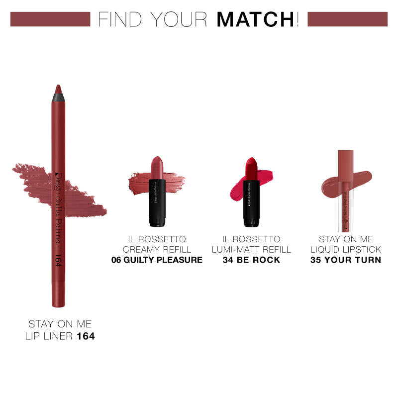 Diego Dalla Palma Stay On Me Lip Liner 164 - Water Resistant