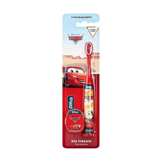 Difas Disney Cars Soft Kids Toothbrush Ages 4-7