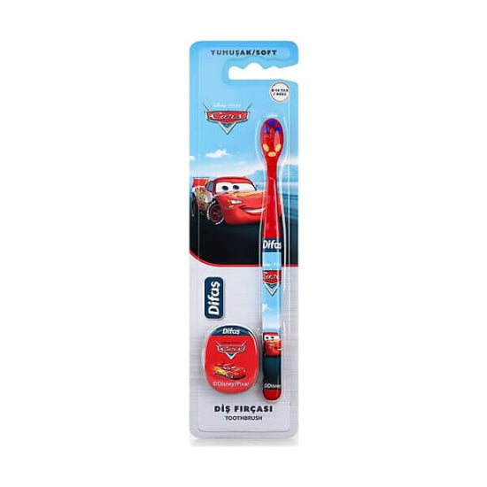 Difas Disney Cars Soft Kids Toothbrush Ages 8-14