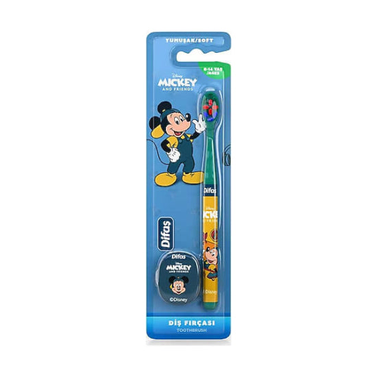 Difas Disney Mickey Soft Kids Toothbrush Ages 8-14