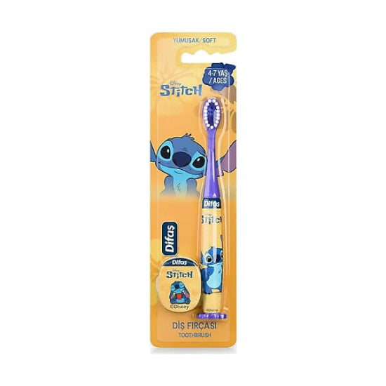 Difas Disney Stitch Kids Toothbrush, Ages 4-7