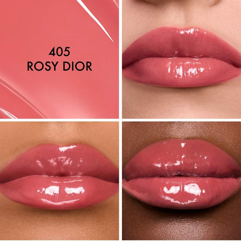 Dior Addict Glass Lipstick 405 Rosy Dior - High-Shine Lip Color