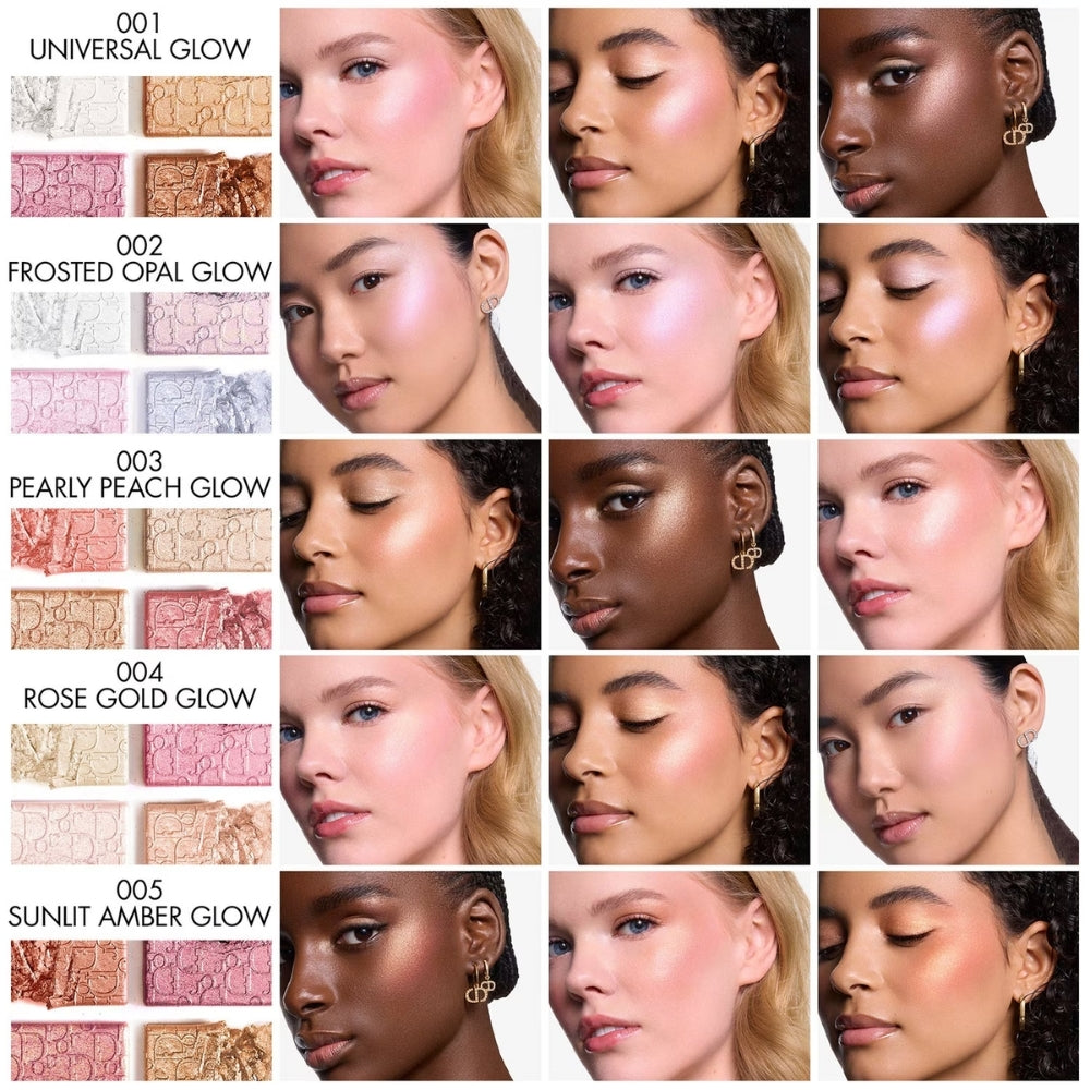Dior Backstage Glow Maximizer Palette 005 Sunlit Amber Glow