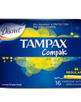 Discreet Tampax Tampons Normal for Daily Comfort 16 Count