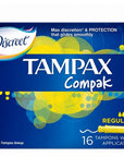 Discreet Tampax Tampons Normal for Daily Comfort 16 Count