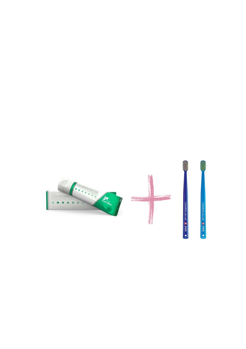 Opalescence Whitening Toothpaste Small 28g & Curaprox Toothbrush x2 - Toothpaste