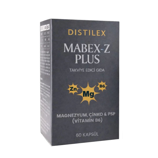 Distilex Mabex-Z Plus Magnesium Complex with Taurate 60 Capsules