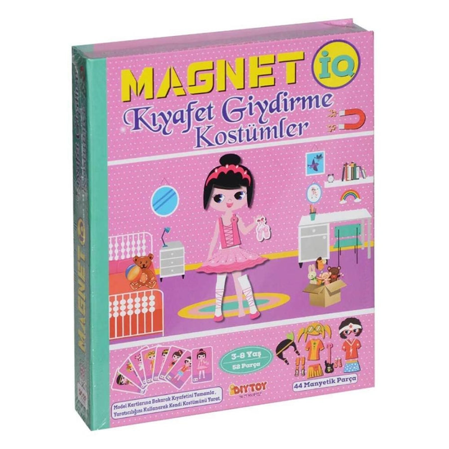 Diytoy Magnetic Dress Up Costumes Educational Set 52 Pieces