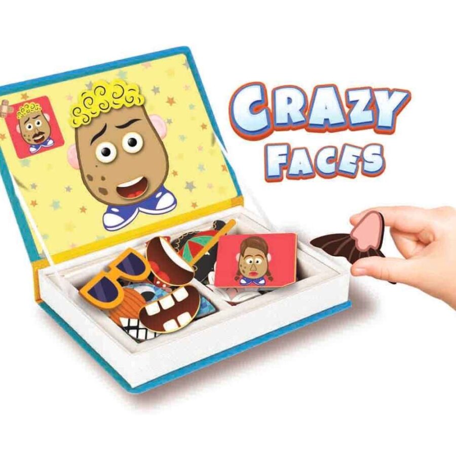 Diytoy Magnetic Crazy Faces Creative Puzzle Game
