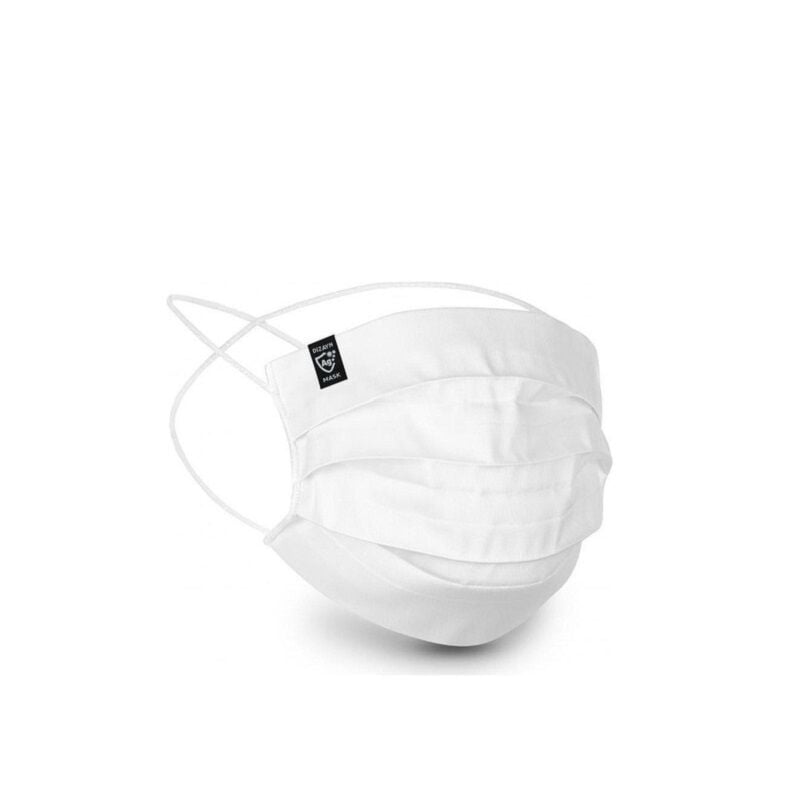 Dizaynmask Kids Silver Ion Washable Cloth Mask White 5-10 Years