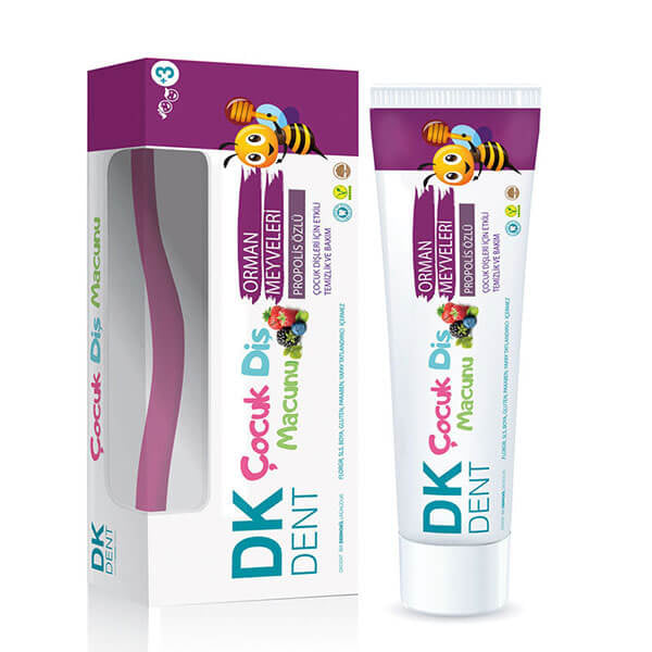 Dermokil DK Dent Forest Fruits Kids Toothpaste with Brush 50 ml