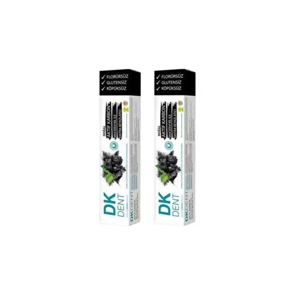 Dk Dent Active Carbon Extra Whitening Toothpaste 100 ml + 100 ml