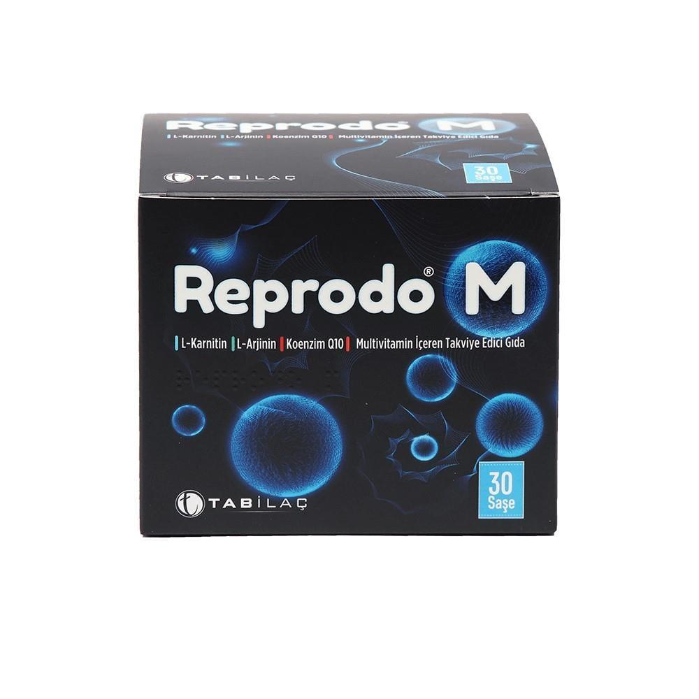 Reprodo M 30 Saşe Dietary Supplement Powder - Multivitamin, L-Carnitine, L-Arginine, Coenzyme Q10 Reprodo M 30 Saşe Multivitamin Powder Supplement Dietary Supplement, Multivitamin Powder, L-Carnitine Supplement, L-Arginine Powder, Coenzyme Q10 Supplement, Vitamin and Mineral Supplement, Health Supplements, Nutritional Supplements, Wellness Products