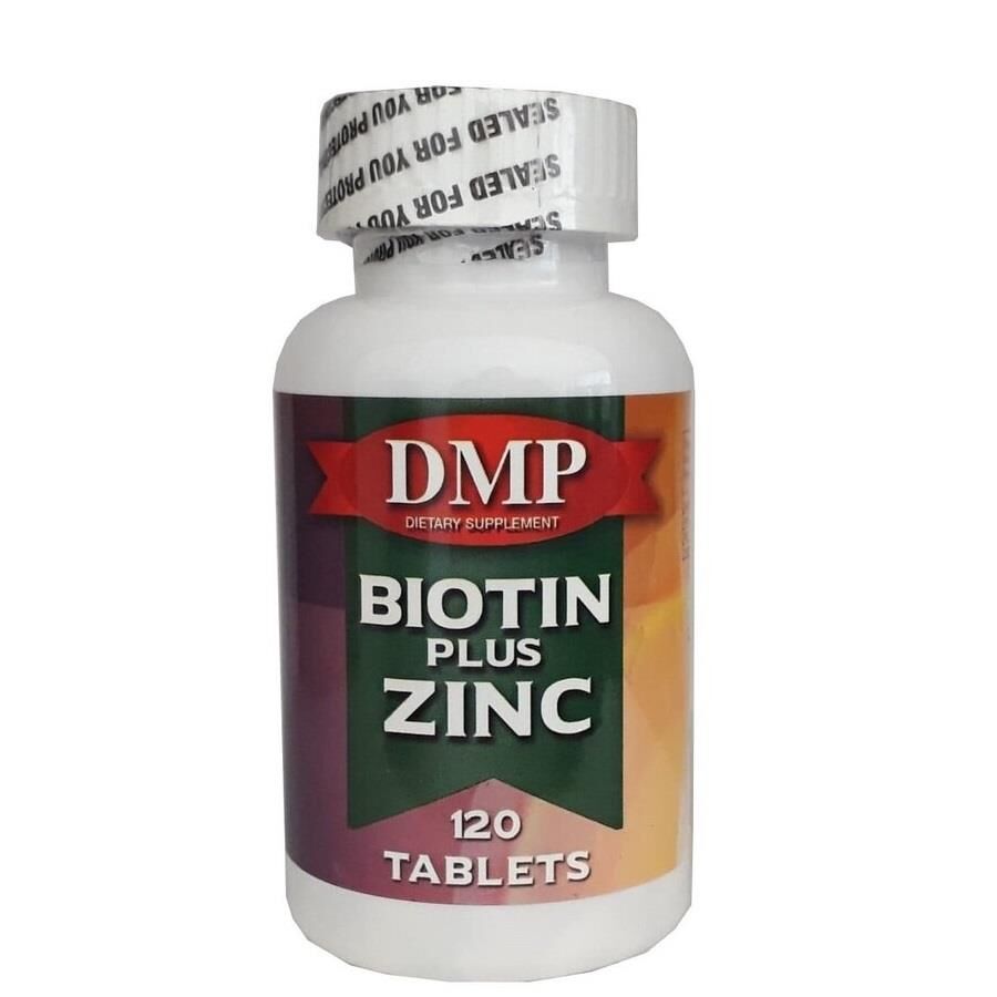 Dmp Biotin Plus Zinc Dietary Supplement 120 Tablets