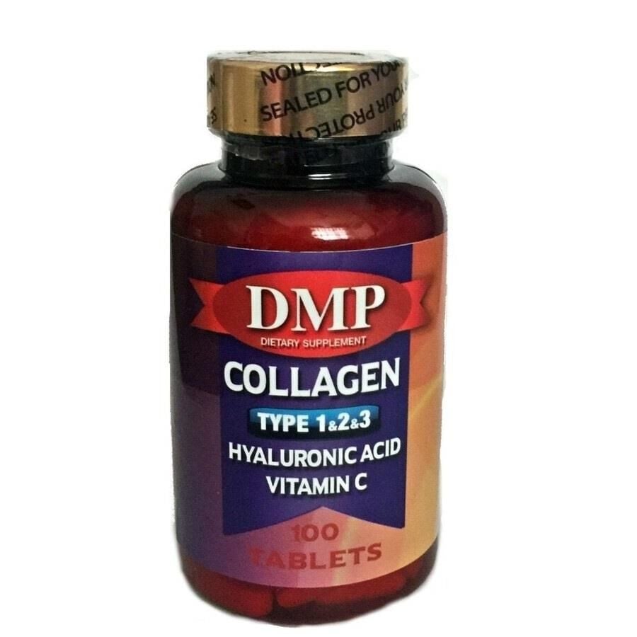 DMP Collagen Types 1, 2 & 3 with Hyaluronic Acid 100 Tablets