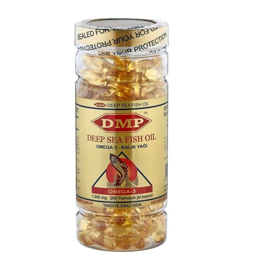 DMP Omega 3 Softgel Dietary Supplement 200 Capsules