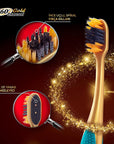 Colgate 360 Gold Manual Toothbrush - Effective Oral Hygiene with Antimicrobial Bristles - view 3