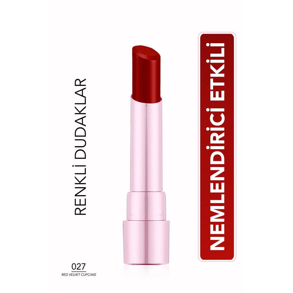 Flormar Sheer Up Lipstick 027 Red Velvet Cupcake 3.5g