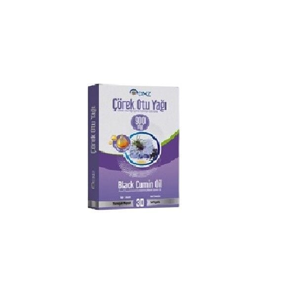 Deniz Pharma Black Seed Oil 900 mg Dietary Supplement 30 Capsules