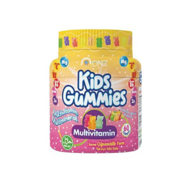 DNZ Kids Multivitamin Gummies for Daily Support 60 Count