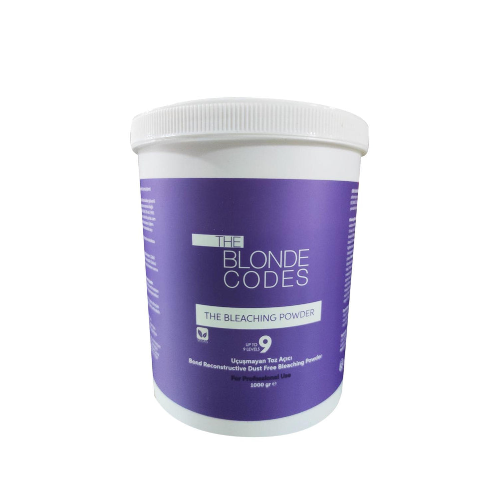 The Color Codes Hair Bleaching Powder - Violet Toz Açıcı 1000g for Lightening & Bleaching Hair The Color Codes Hair Bleaching Powder 1000g hair bleaching powder, violet hair bleach, The Color Codes hair products, The Blonde Codes hair bleach, hair lightening powder, hair coloring, hair styling, beauty products, salon-grade hair products, professional hair care