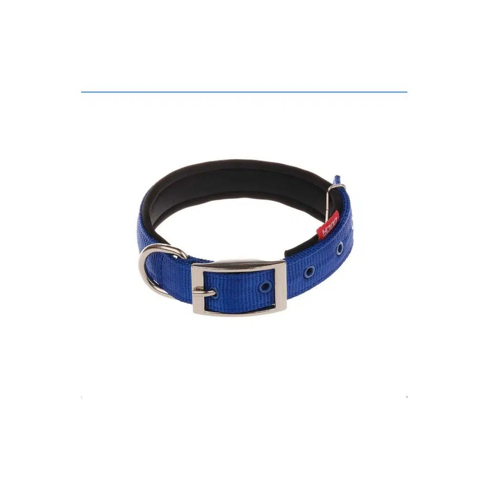 Doca Woven Soft Blue Dog Collar for Comfort 40cm