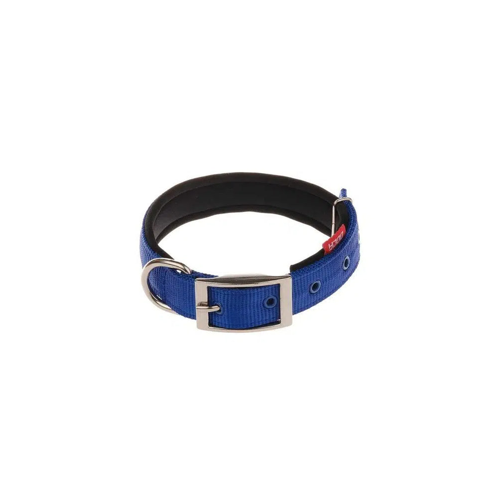 Doca Woven Soft Blue Dog Collar for Comfort 60 cm