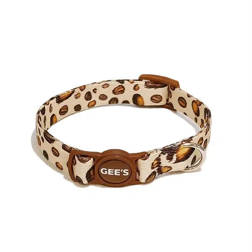 Doca Pet Coffee Mood Patterned Cat Collar