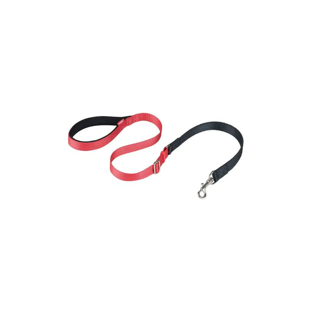Doca Shock Absorbing Nylon Bungee Dog Leash Red 4ft