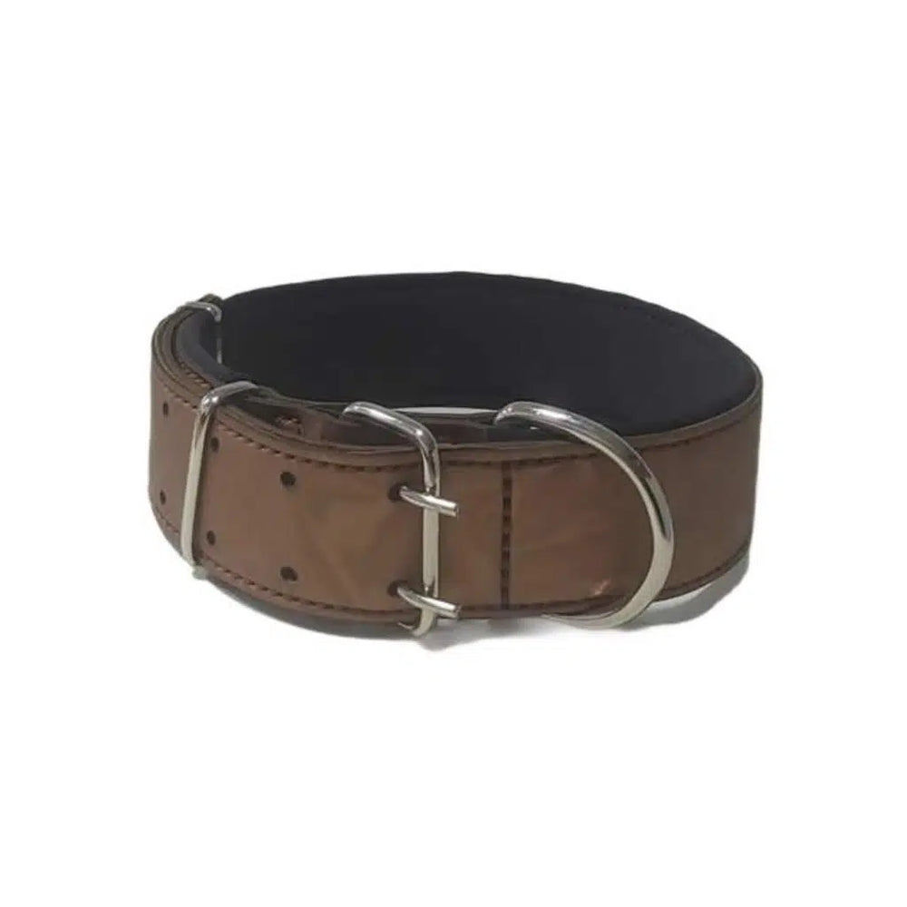 Doca Pet Dog Collar Durable Adjustable Design Milk Coffee 75 cm