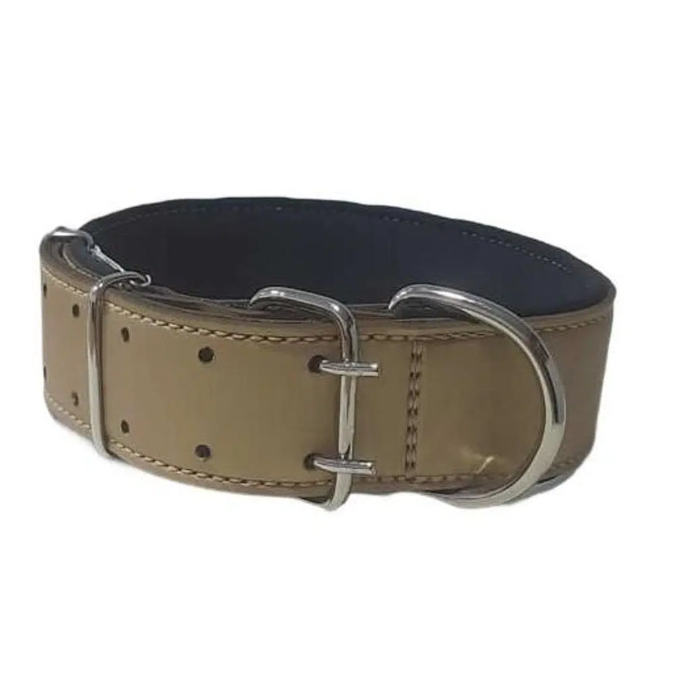 Doca Pet Dog Collar Gold Adjustable Design 5x85 cm