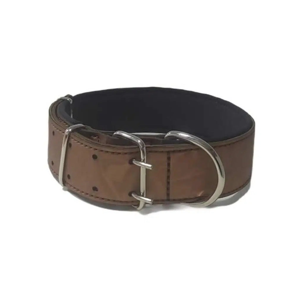 Doca Pet Dog Collar Durable Nylon Design Milky Coffee 5x85 cm