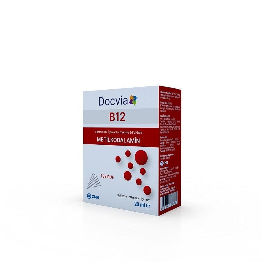Docvia B12 Methylcobalamin Spray and Drops 20 ml