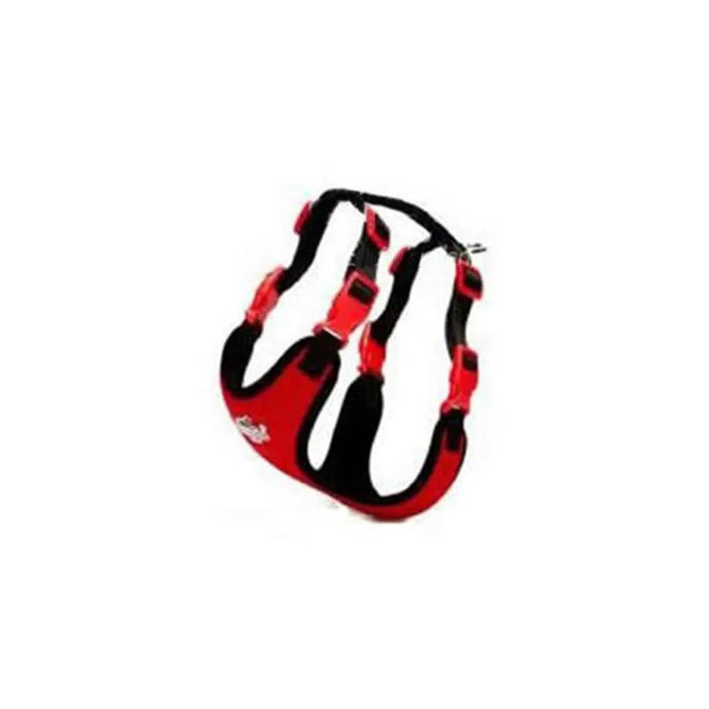 Doggie ADGT Woven Dog Harness for Small Breeds - Red