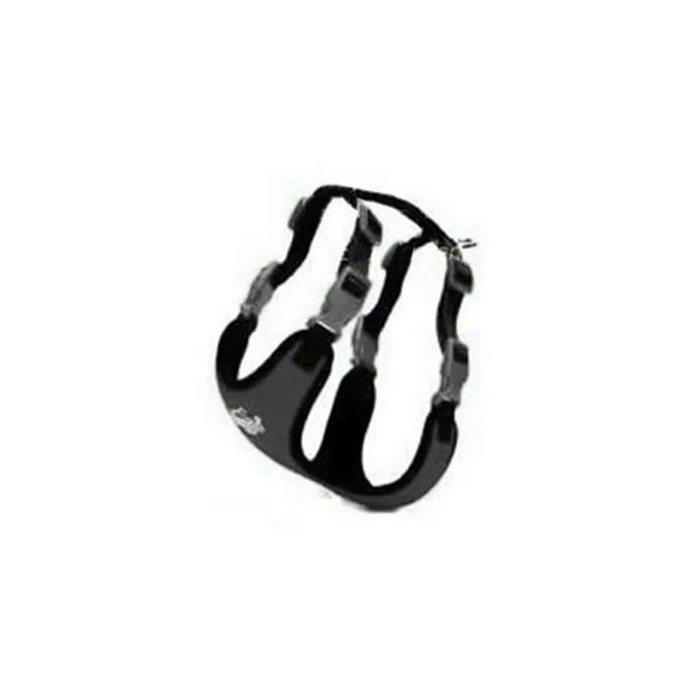Doggie ADGT Woven Dog Harness Black XS for Small Breeds