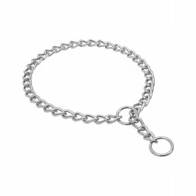 Doggie Chrome Plated Chain Training Collar for Large Dogs 75cm
