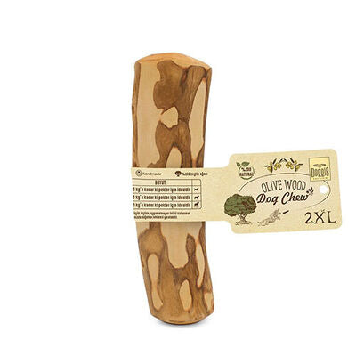 Doggie Natural Olive Wood Dog Chew Toy for Large Breeds 2XL