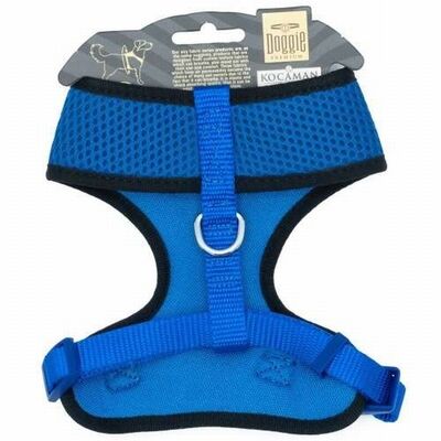 Doggie Royal Blue Air Mesh Small Breed Dog Harness 25-35cm